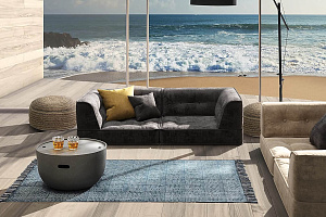 Современный п-образный диван Гоа, бескаркасный диван нового поколения, производство Россия